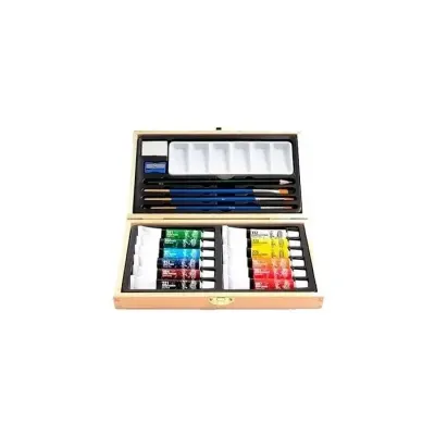 Maleta Pintura Acrilica + Accesorios 19 Pzs Artel1