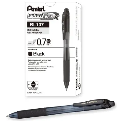 Boligrafo Negro 0.7 Mm Ball Energel Pentel1