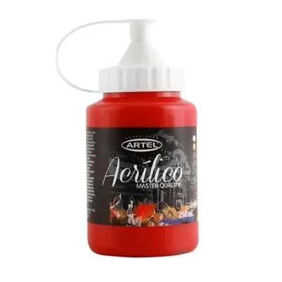 Pintura Acrilica 250 Ml Bermellon1