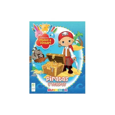 Libro Piratas Y Tesoros Col.Todos A Pintar1