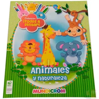 Libro Animales Y Naturaleza Col.Todos A Pintar1