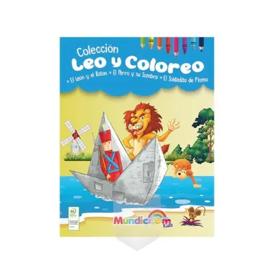 Libro El Leon Y El Raton, El Perro Col. Leo Y Coloreo - Mundicrom1