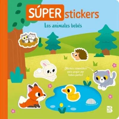 Libro Stickers Bebe Animales1