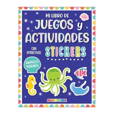 Libro Stickers Animales Marinos1