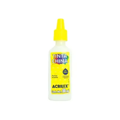 Tinta China Blanco 20 Ml Acrilex1