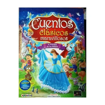 Libro Cuentos Clasicos Maravillosos (Rojo) - Edit. R&V1