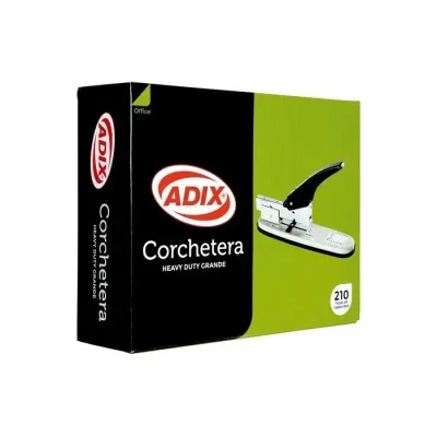 Corchetera 210 Hojas Metalica Heavy Duty Adix1
