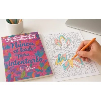 Libro Frases Para Colorear - Creative1