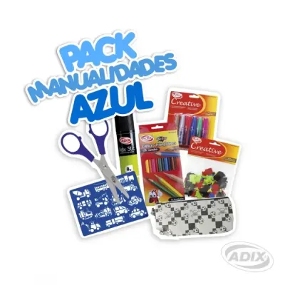 Pack Manualidades Azul Creative1