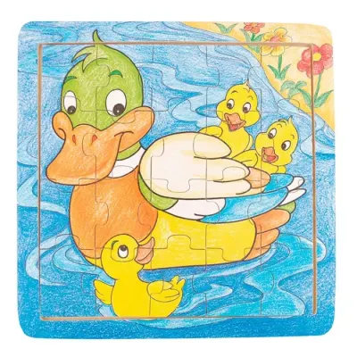 Puzzle Pato Madera Dactic1