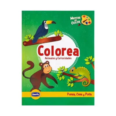 Libro Colorear Animales 50 Pag. Dactic1