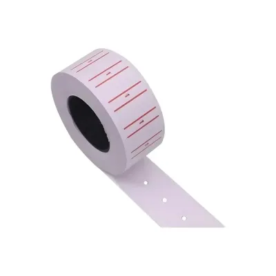 Etiqueta Punta Precio Blanco L.Roja 10 Unidades. Jm Import1
