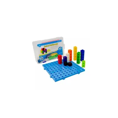 Ficha Base Numerada Con Cubos Conectores Jm1