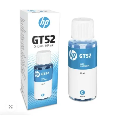 Tinta Hp Botella Gt52 Cyan 70 Ml1