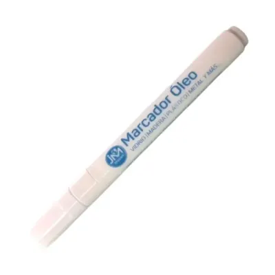 Marcador Permanente Tinta Oleo Blanco Jm Import1