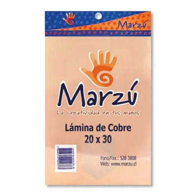 Lamina Cobre 20X30 Cm Marzu1