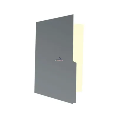 Carpeta Cartulina Pig. Corriente Gris1