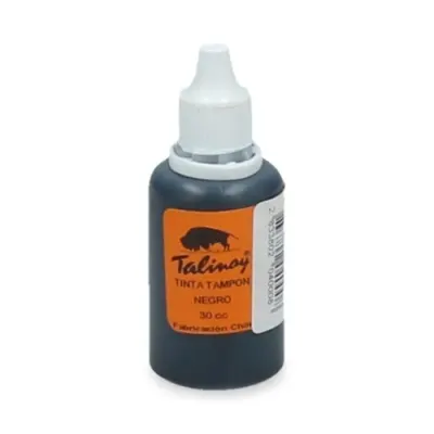 Tinta Tampon 30 Cc Negro Talinay1