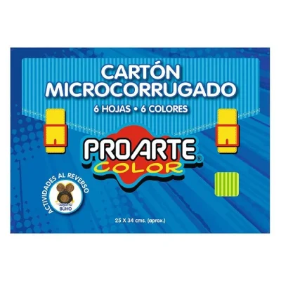 Estuche Carton Microcorrugado 6 Pliegos Proarte1