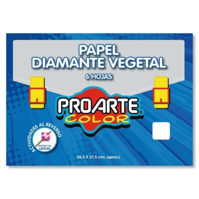Estuche Papel Diamante 6 Hojas Proarte1