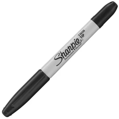 Marcador Negro Punta Fina Multiuso Sharpie1