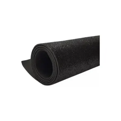 Pliego Goma Eva Glitter Negra1