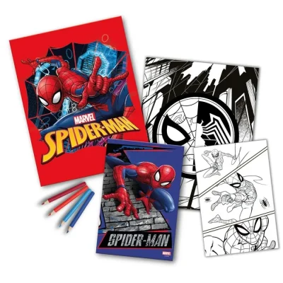 Spiderman Set Para Colorear1
