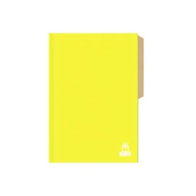 Carpeta Cartulina Pig. Amarillo Brillante Buho1