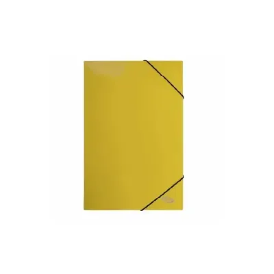 Carpeta Con Elastico Oficio Amarillo Buho1
