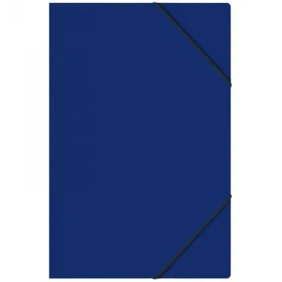 Carpeta Con Elastico Oficio Azul Oscuro Buho1