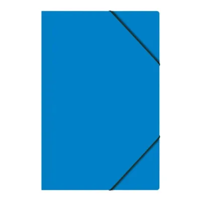 Carpeta Con Elastico Oficio Azul Claro Buho1