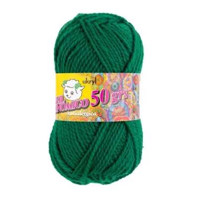 Lana 50 Grs Verde Oscuro1