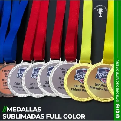 Set Medallas 6 Unidades. Glam1