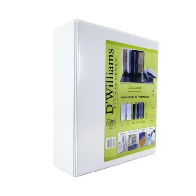 Archivador Blanco Oficio 3 Aros 3.0 Dwilliams1