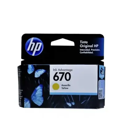 Tinta Hp 670 Yellow1