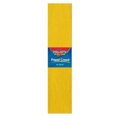 Papel Crepe Amarillo Oro1