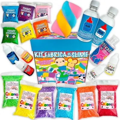 Set Fabrica Slime Adhesivo Y Activador1