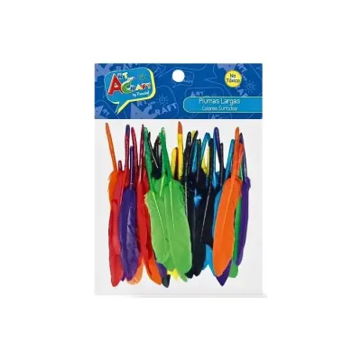 Plumas Colores Surtidos Art And Craft1
