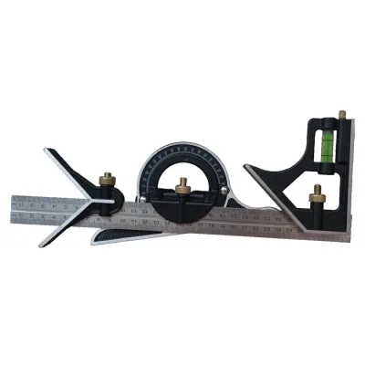 Escuadra Con Transpontador 12 Cms 45° Hand1
