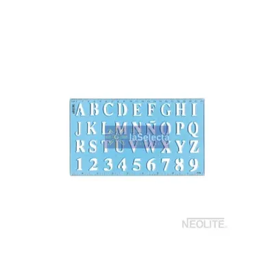 Plantilla/Normografo Neolite 100 Mm1