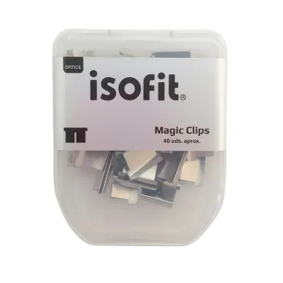 Magic Clips Metalico 4 Mm 40 Unidades.1