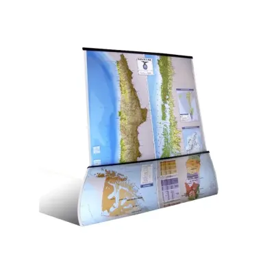 Mapa Chile Revesrsible 102X72Cm1