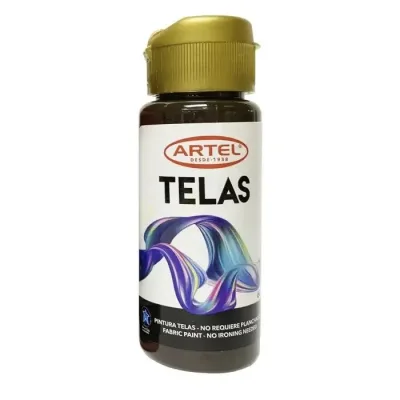 Pintura Telas Artel 60 Ml Cafe Oscuro N°691