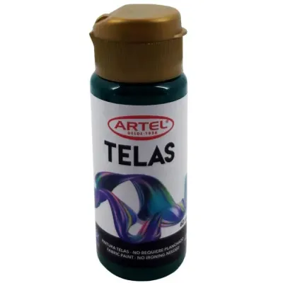 Pintura Telas Artel 60 Ml Verde Oscuro N°541