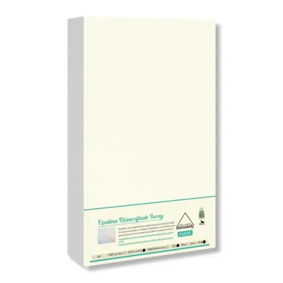 Opalina Gofrada Oficio Ivory 100 Hojas1