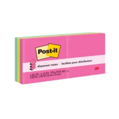 Nota Adhesiva Mini Post-It Colores Fluor1