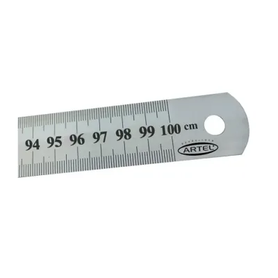Regla 100 Cms Metalica Artel1