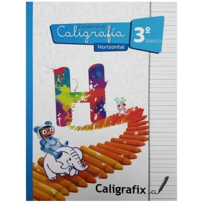 Cuaderno Caligrafia 3°Basico Horizontal Caligrafix1