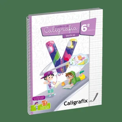 Cuaderno Caligrafia 6°Basico Vertical Caligrafix1