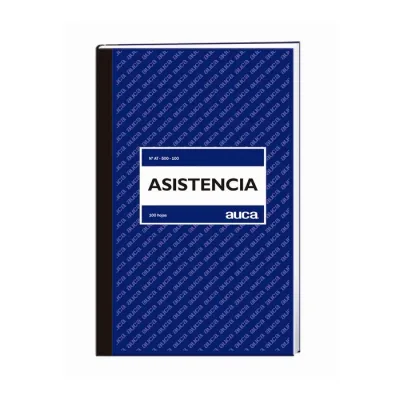 Libro Asistencia 100 Hojas. Auca1